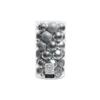 Weihnachtskugeln Kunststoff Ornamente 6cm 37er Set - Silber Produktbild-Vorschau 1