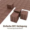 44 Stück Terrassenfliesen Stecksystem Klickfliesen Dielen Produktbild-Vorschau 2