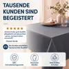 Leinen Tischdecke 160x160 cm eckig grau Produktbild-Vorschau 5