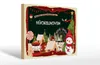Holzschild Weihnachten Grüße HÜCKELHOVEN Geschenk 30x20cm Produktbild-Vorschau 1