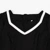 ASKSA Rockabilly Kleider Damen 50er Jahre Vintage Kurzarm Produktbild-Vorschau 4