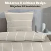 MEXX Bettwäsche unisex gestreift 135x200 80x80 cm aus 100% Produktbild-Vorschau 2