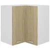 vidaXL Pensile ad angolo Lyon Sonoma rovere 57x57x60 cm Anteprima dell’immagine prodotto 8