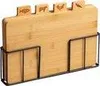 VALEVO 4er Set Bambus Schneidebretter mit Halter – 28x17 cm Produktbild-Vorschau 7