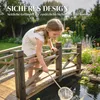 Outsunny Holzbrücke mit Geländer Gartenbrücke aus Produktbild-Vorschau 5