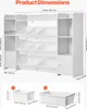 SucceBuy 4-poziomowa półka z 8 plastikowymi pudełkami na Podgląd zdjęcia produktu 2