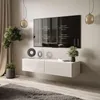 TV-Schrank CARMEN 125, hängend, Kaschmir/glänzender Produktbild-Vorschau 2