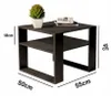 Couchtisch Weiß 55x55 Cm Loft Retro Wohnzimmertisch Produktbild-Vorschau 5