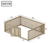 Flieks Kinderbett Bodenbett Holzbett mit Rausfallschutz und Produktbild-Vorschau 7
