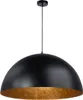 Lampada a sospensione decorativa nero-rame a cupola rotonda Anteprima dell’immagine prodotto 1