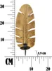 FURNLUX Kerzenhalter Blattgold 13cm / Hauptfarbe: Gold / Produktbild-Vorschau 6