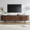 STILVORA TV-Lowboard mit ovalem Design und Rollladentür, Produktbild-Vorschau 2