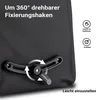 Wiltec Gepäckträgertasche schwarz, Fahrradtasche Produktbild-Vorschau 6