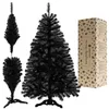 Springos® Künstlicher Weihnachtsbaum 180 cm Schwarz | Produktbild-Vorschau 6