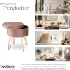TecTake 403953, Růžová, Polyester, Ocel, MDF Náhled obrázku produktu 12