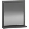 A modern bathroom mirror with a shelf, presented against a white background. Produktbild-Vorschau
