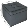 mg designová čalouněná stolička, 45x45 cm, barva Grijs - Náhled obrázku produktu 2
