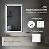 MODFU Rahmenloser Badspiegel mit LED,Badezimmerspiegel mit Produktbild-Vorschau 8