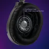 A close-up, schematic view of a gaming headset's ear cup, highlighting the internal speaker. Anteprima dell’immagine prodotto