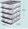 Schubladenbox A4 Ablagefächer Stapelbar Organizer Büro Produktbild-Vorschau 2