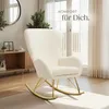 tectake® Schaukelstuhl  Swing 70 x 93 x 100 cm, Produktbild-Vorschau 8