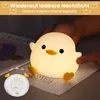LED Kinder Nachtlicht Niedliche Ente Nachttischlampe Produktbild-Vorschau 3