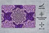 MuchoWow® Schreibtischunterlage Rosa - Lila - Muster - Produktbild-Vorschau 3