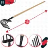 KOTARBAU® Gartenhacke 6-Zinkige mit Holzstiel 120 cm Hacke Produktbild-Vorschau 5