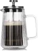 Doppelwandige French Press aus Glas – hitzebeständiger Produktbild-Vorschau 1