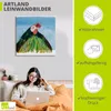 ARTland Leinwandbild Eitler Hahn Größe: 40x40 cm Produktbild-Vorschau 3