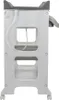 A side view of a mobile changing table with an integrated bathtub. Produktbild-Vorschau