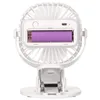 360° Mini USB Ventilator Akku Clip Fan Tischventilator mit Produktbild-Vorschau 5