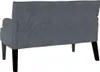 vidaXL Canapé Chesterfield Dunkelgrau 112 x 65.5 x 75 cm Voir les images du produit 6
