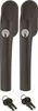 Abus FG300 abschließbarer Fenstergriff braun, im Set 2 Produktbild-Vorschau 1