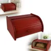 Großer Holz-Brotkasten Rot 40x29x18cm – Brotkorb für Produktbild-Vorschau 1