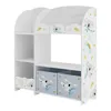 Kinderregal ‘Lysekil’ mit 2 Aufbewahrungsboxen 100 x 93 x Produktbild-Vorschau 4