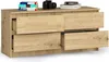 Komoda AKORD K120 Dąb Artisan 120 cm 4 szuflady kolor Dąb Podgląd zdjęcia produktu 2