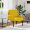 vidaXL Sofas mit Kissen 55cm Gelb Sperrholz Produktbild-Vorschau 2