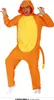 Drache Kapuze Jumpsuit Tier Kostüm Karneval Fasching Feier Produktbild-Vorschau 3