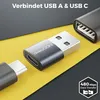 deleyCON USB C Adapter (3 Stück) USB C Buchse zu A Stecker Produktbild-Vorschau 4