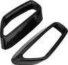 2pcs Auspuff -Heckrohrspitze Abdeckung Gloss Schwarzer Produktbild-Vorschau 3