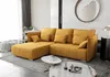 AX LIVING Jaune Canapé d'angle avec fonction sommeil Voir les images du produit 5