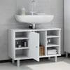 Waschbeckenunterschrank Vicco Fynn Weiß 80 x 54 cm, Model Produktbild-Vorschau 5