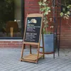 FATIVO zákaznický poutač křídová tabule dřevo magnet A Náhled obrázku produktu 3