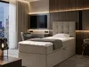 NORDELO Boxspringbett INCANTO 120x200 cm Braun Komplett-Set Produktbild-Vorschau 7