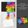 younikat Danksagungskarten - 20 Klappkarten mit Innentext Produktbild-Vorschau 6
