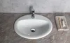 Keramik-Einbauwaschbecken 52x45cm, Weiß Produktbild-Vorschau 6