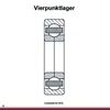 Vierpunktlager QJ208 -TVP ID 40mm AD 80mm Breite18mm FAG Produktbild-Vorschau 4