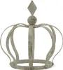 Corone in metallo grigio shabby - varie dimensioni Anteprima dell’immagine prodotto 1