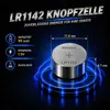 10 X Wilhelm AG12 LR43 - L 1142 - 186 - V12GA Produktbild-Vorschau 4